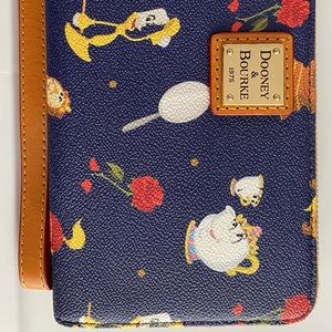 Dooney & Bourke Disney Beauty and the Beast Clutch Wristlet Wallet